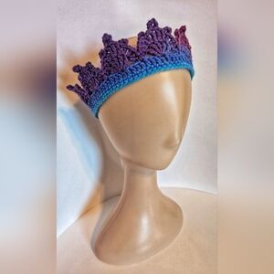 NEW, Crochet crown, handmade, costume, cosplay